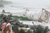 Kasargod : Gas leaks from container that washed ashore  at Bandyodu
